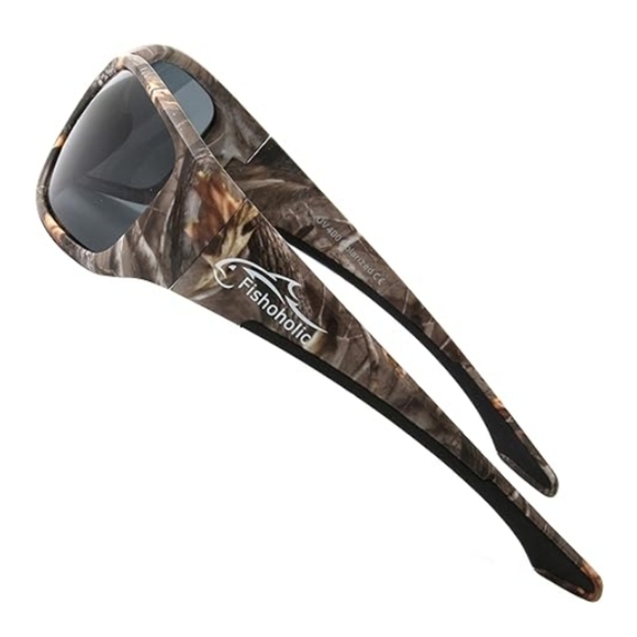 Pro Series Polarized Fishing Sunglasses Rubber Accents UV400 Protection Camo - Picture 2 of 8